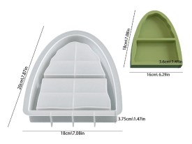 Molde silicona repisa para joyas